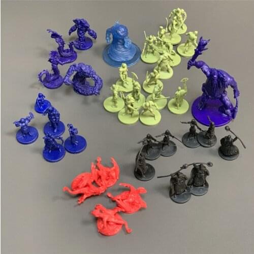 Lot Board Game Miniatures Green Horde Hero Warriors Monster Temple of Elemental Evil Role Palying Figure RPG Toy