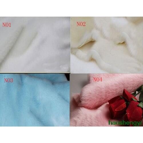 Thick rabbit fur fur clothing fabric, high-end clothing fur clothing fabric