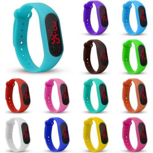 Popular Watch Children Watches For Girls Boys Kids Sport Electronic Wristwatch LED Digital Child Wrist Clock Students watch