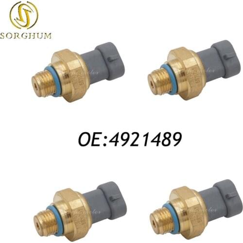 New 4PCS Fuel Rail Pressure Regulator Sensor 4921489 for CUMMINS 4921493 4921495 3330141