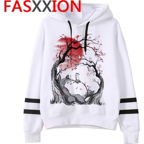 Totoro Studio Ghibli hoodies women harajuku Ulzzang plus size graphic women hoody hoddies Oversized