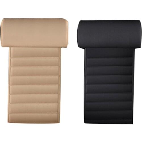 Universal Car Seat Leather Leg Pad Support Extension Mat Soft Foot Support Leg Leather Cushion Knee Pad Memory