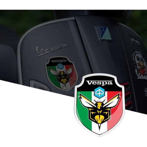 3D Resin Motorcycle Sticker Case for Vespa Italy Sticker LX GTS GTV Sprint 50 150 300 300ie Super Sport