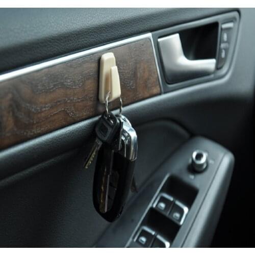 Car Accessories 3 Packs Invisible Front Row Multifunctional Stickers Universal Storage Data Cable Clip Glue Hook