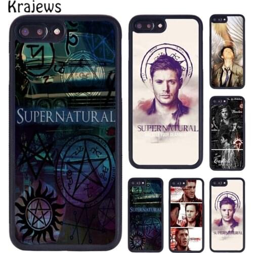 Krajews SUPERNATURAL DEAN SAM TV SERIES Phone Case For iPhone 5 6S 7 8 plus 11 12 Pro X XR XS Max Samsung Galaxy S6 S7 S8 S9 S10