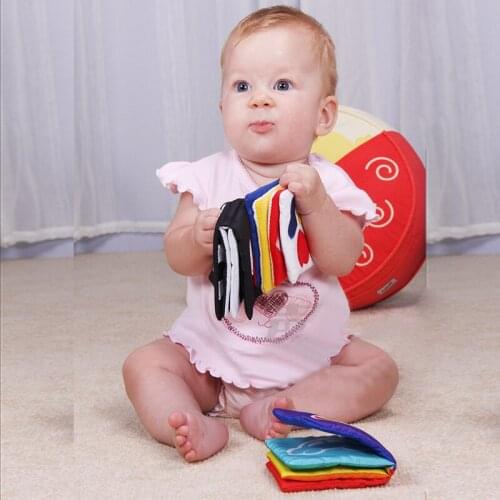 Baby Toy Soft Cloth Books Baby Intelligence Development Infant Educational Clock English Alphabet Baby Toys