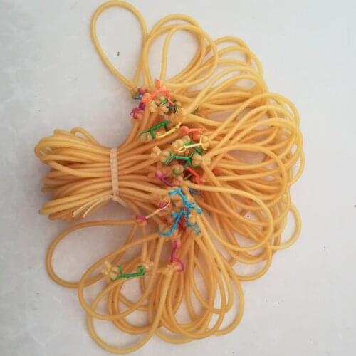 10/20pcs Outdoor Elastic Bungee Rubber Band for Fishing Shooting Slingshot Catapult Replacement Use on Fishing Harppon