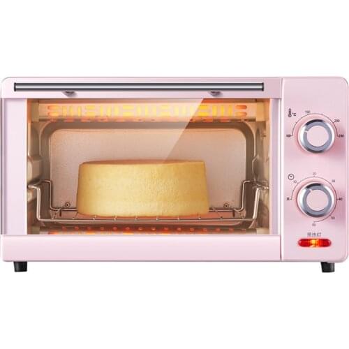 11L Electric Oven Household Baking Small Mini Oven Multifunctional Baking Oven 1000W with 60min Timing Adjustable Temperature
