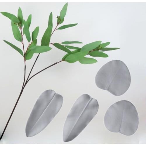 Eucalyptus Leaves Moulds Fondant Cakes Decorating Tools Silicone Mold Sugarcrafts Chocolate Baking Tools For Cakes Gumpaste Form