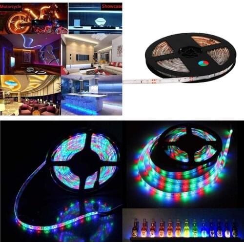 SMD 3528 RGB LED Strip Lights Flexible 1m Color Changing Led Lights Strip RGB Strip Lights Led Light Strips 1m