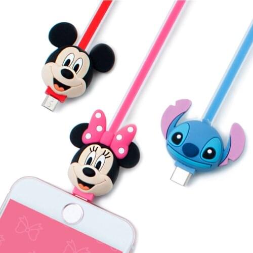 2021 Disney Mickey real data cable for the IPHONE Huawei series quick charging type-c for transmitting lighting