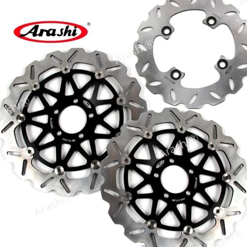 ARASHI NINJA ZX9R CNC Front Rear Brake Rotors Brake Disc Set For KAWASAKI ZX-9R NINJA 2002 2003 02 03 ZX 9R ZX 9 R NINJA