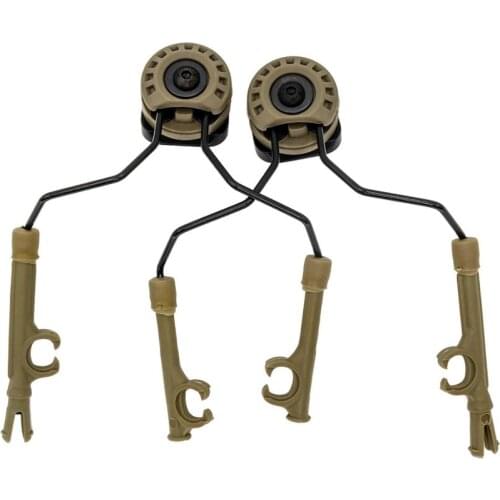 ARC helmet rail bracket for COMTAC I II III IV headset, tactical headphone adapter DE