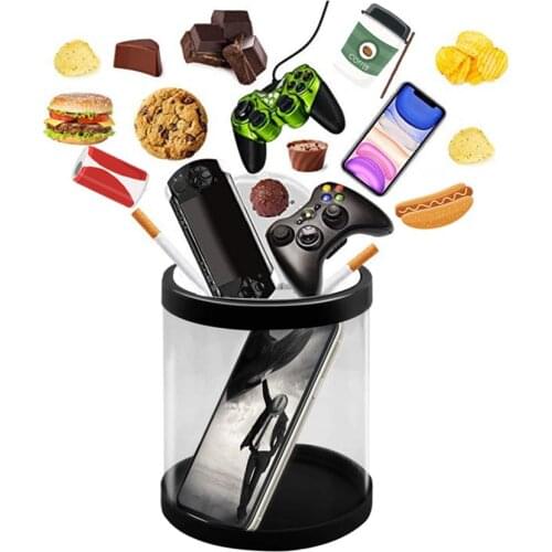 Multifunction Time Locking Container Help Quit Cell Phone Addiction Excessive Smoking Properly Control Snacks other Vices