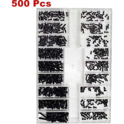 500 Pcs 18 Types Mini Screw DIY Kit Laptop Computer Assemble Repair Tornillos Fastener Set