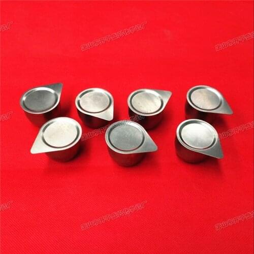 Nickel crucible with cover laboratory equipment