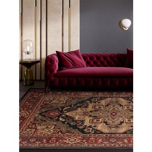 American Style Retro Persian Carpet For Home Living Room Modern Decor Bedroom Soft Area Rug Polypropyle Thicken Parlor Floor Mat