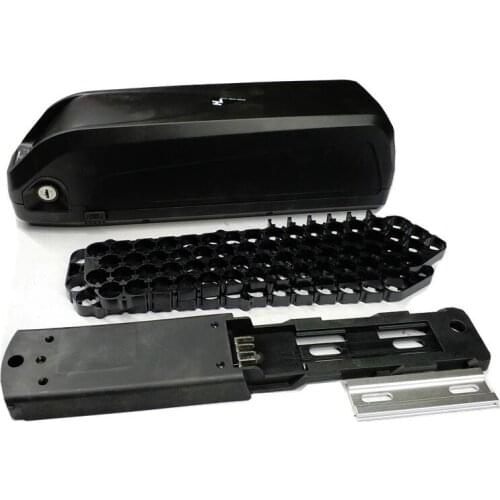 48V 36V hailong plastic case with holder bike battery DIY box with USB 5V can hold 65pcs 18650