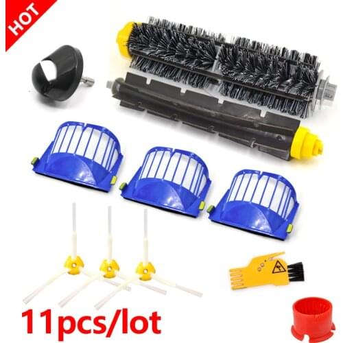 Brushes Flexible 3-Armed Beater Brush Filter for iRobot Roomba 600 Series 610 620 625 630 650 660 Vacuum Cleaner Spare Part
