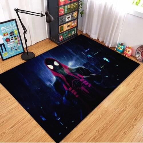 Marvel Super Hero Rug Disney Princess Floor Mat Carpet Living Room Bathroom Non-slip Bedroom Hotel Bedside Floor Decorations