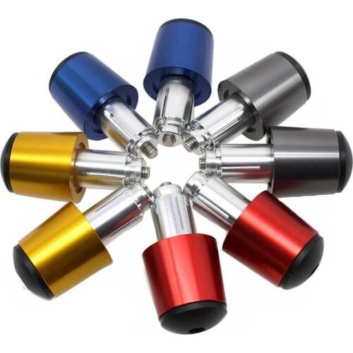 Universal 7/8'' 22mm Motorcycle Bike CNC Handlebar Cap Hand Grips Bar End Plug For Honda Yamaha Suzuki Kawasaki Touring