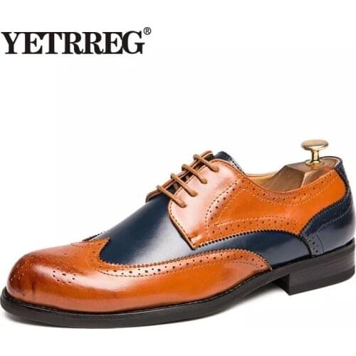 YETRREG Brogues For Men