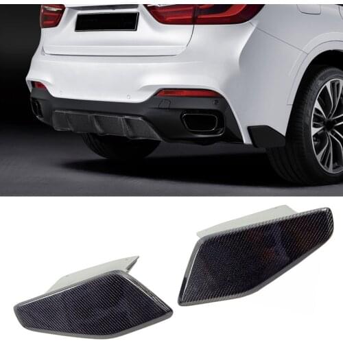 Carbon fiber Rear Splitter Rear Side Valences Fit For BMW F16 X6 M-Sport