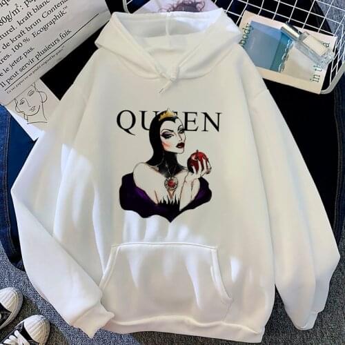 Disney Anime Villain Bad Girl You Can't Sit with Us Graphic Hoodies Women Harajuku Aesthetic Grunge Sweatshirt 90s Hoody Female