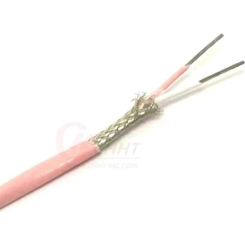 1M/2M/3M/4M/5M/10M N Type Thermocouple Compensation Wire PFA Insulation 2*7*0.2mm Temperature Measuring Line