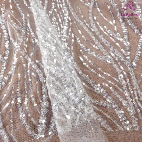 1 Yard off white lace,heavey beading sequins lace fabric,flowers patterns lace,good quality lace