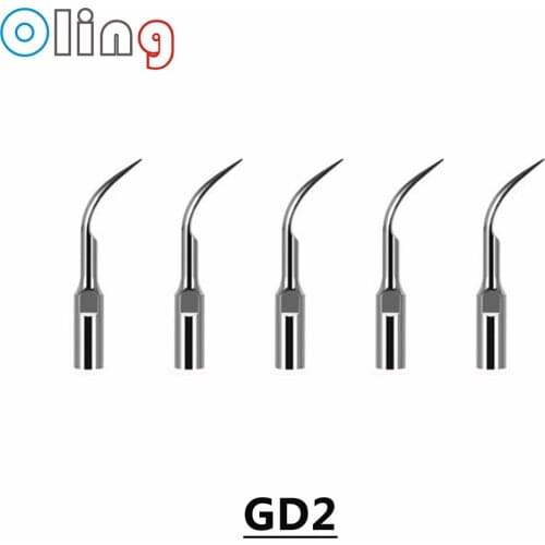 10PCS Dental Ultrasonic Scaler Tips GD2 Dental Supragingival Scaling Tip Fit DTE/Satelec Scaler Dental Scaler Tip