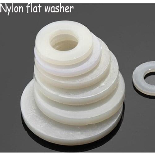 2.5x5x1mm M2.5 nylon washer insulation Spacer Flat Washer,Ring Plastic washer fastener anti slip screw bolt nut M3 m4 m5