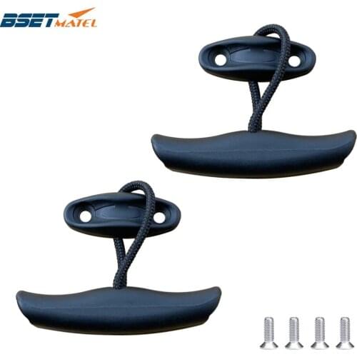 2PCS Nylon Universal Replacement Kayak Canoe Dinghy Fishing Boat Carry Handle Pull Handle T-Handle & Cord Rope Accessories