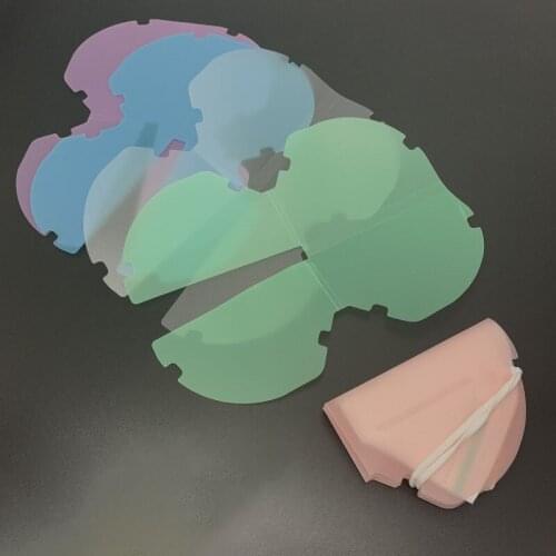 3Pcs Box Foldable Storage Face Masks Clip Dustproof Container Portable KN95 Mask Holder Cover Bags Protective Case