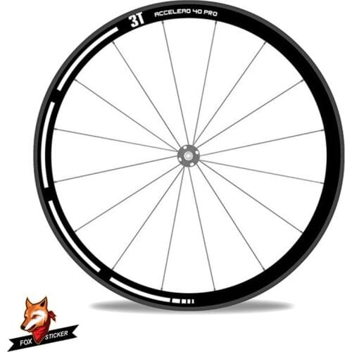 700c road bicycle carbon wheelset sticker 24/30/38/40/50/55/60/80/88mm road bicycle wheels sticker for 3T-Accelero 40 Pro