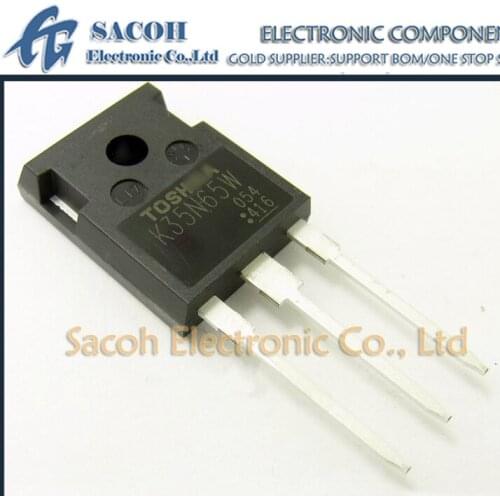 Free Shipping 10Pcs TK35N65W K35N65W TK35N65W5 K35N65W5 TO-247 35A 650V Silicon N-Channel MOS Transistor