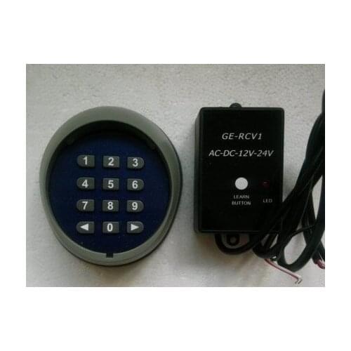 Free shipping 20pcs/lot gate opener wireless keypad with external receiver,code lock for gate opener,garage door keypad