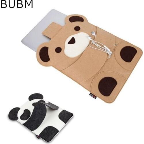 2020 Newest Hot Brand BUBM Felt Sleeve Case For Macbook Air Pro 11.6",13.3", Notebook Bag For Laptop 11",13", Free Drop Shipping