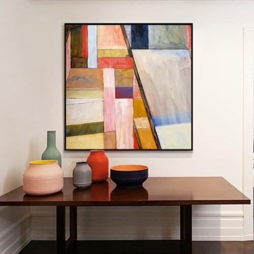 Color Decoration Abstract Oil Painting Modern Wall Art Canvas HD Print Home Decoration Living Room Paintings