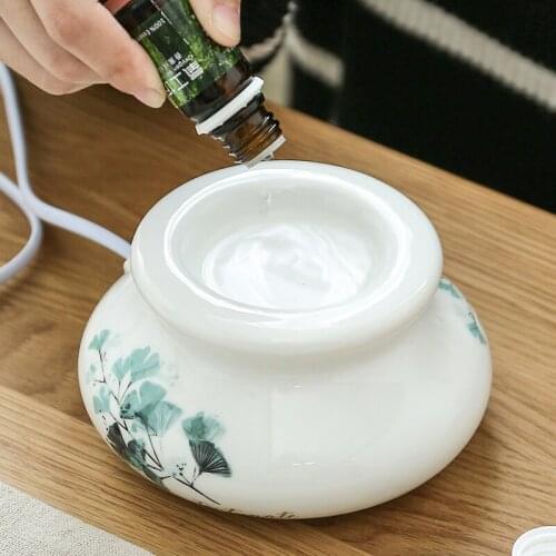 Ceramic Burner Insence Burner White Electric Oil Burner Incense Holder Stick Incienso Quemador Gothic Decor Home AC50IB