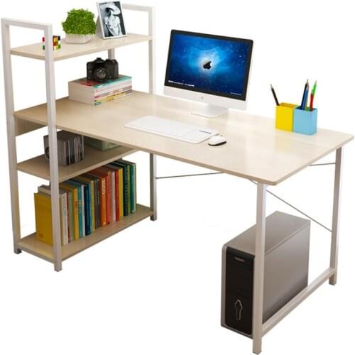 M8 Computerized Desktop Simple Modern Single Bedroom Simple Office Desk Bookshelf Combination
