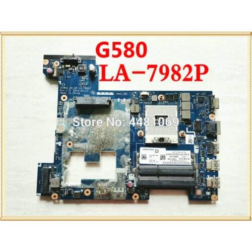 QIWG5_G6_G9 LA-7982P laptop motherboard for lenovo G580 motherboard P580 notebook mainboard HM76 DDR3 tested 100% work