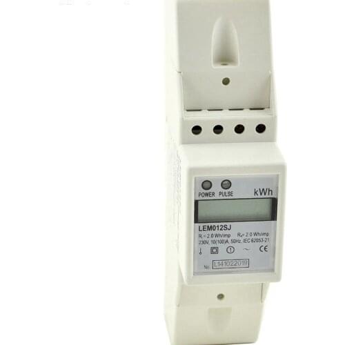 10(100)A AC 230V Din Rail Single Phase Digital Display Power Energy Electric Meter KWh