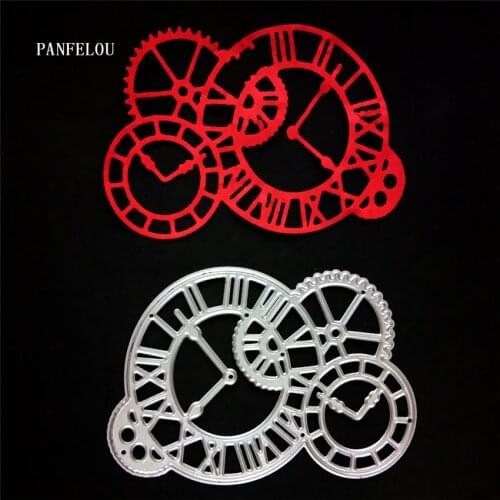 PANFELOU Easter Rings the clock Scrapbooking DIY album cards paper die metal craft stencils punch cuts dies cutting