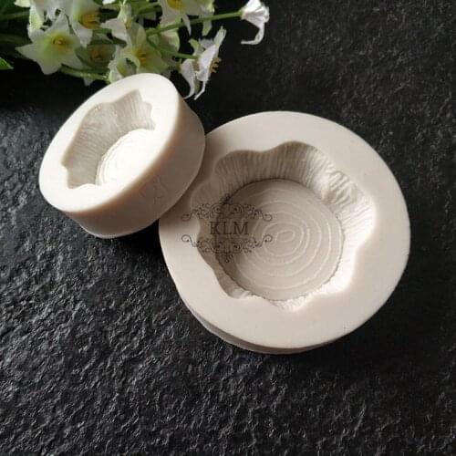 Stump silicone mold 3D Stump Chocolate Mould Dessert dough silicone mold KLM-0058