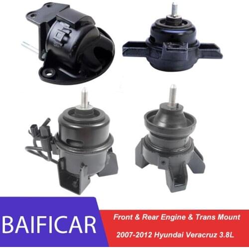 Brand New 4PCS/Set Front & Rear Engine & Trans Mount 21910-2B500 21930-2B600 21830-3J600 For 2007-2012 Hyundai Veracruz 3.8L