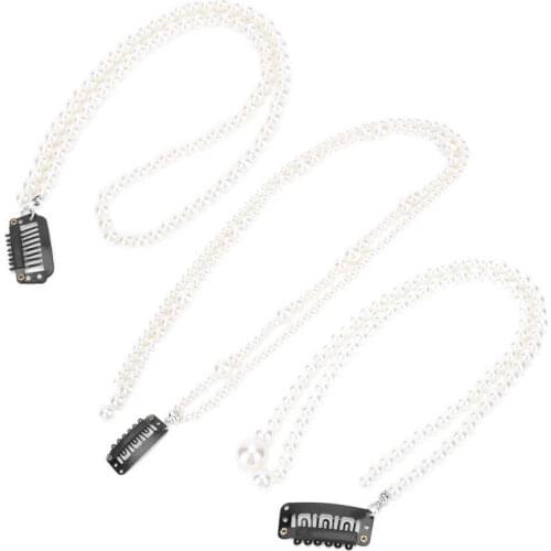 Faux Pearl Hair Vine Shiny Faux Pearl Headband Durable Flexible Hair Vine for Dancing Party Occasion for Women Girls Gift for