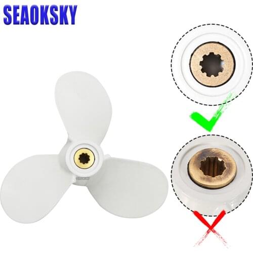 7 1/2x7-BA boat engine propeller for Yamaha 6E0-45943-01-EL,propeller for Hidea 4-6HP,propeller for Parsun 4-6HP