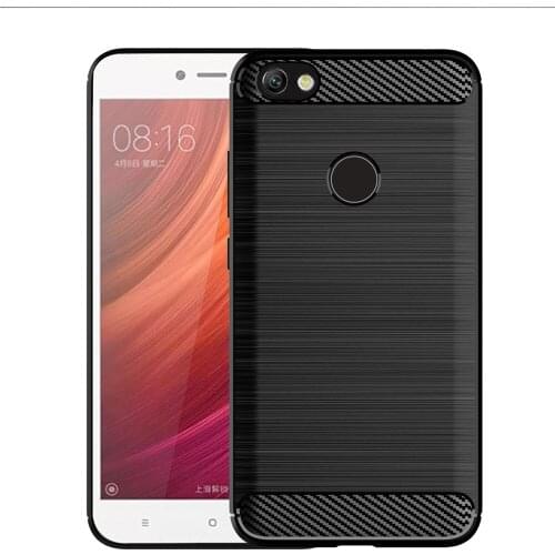 Luxury Case for Xiaomi Redmi Note 5A Y1 Cover Carbon Fiber Texture Brushed Case for Redmi Note 5A Prime Y1 Lite Phone Cover