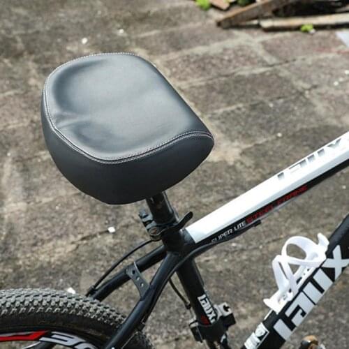 Bicycle Saddle Bike Bicycle Big Ass Noseless Saddle 3 Color Bicycle Cycling Saddle Wide Large Soft Shockproof Comfort Pad Seat
